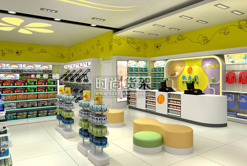 母嬰店貨架布局設計