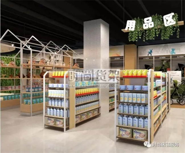 母嬰店貨架陳列設計