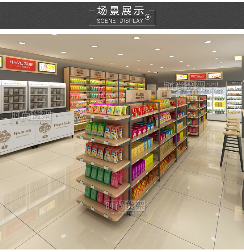 便利店貨架布局設計