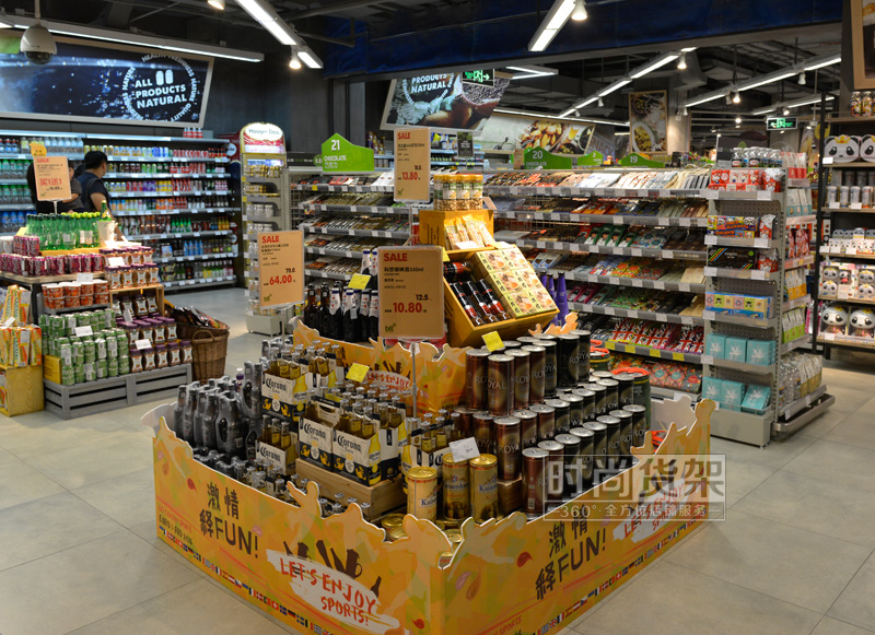 超市貨架_酒水促銷臺(tái)