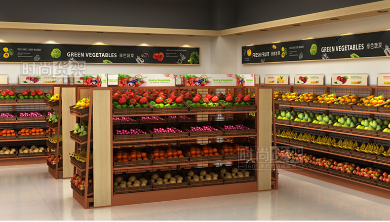 超市貨架布局設(shè)計(jì)效果圖