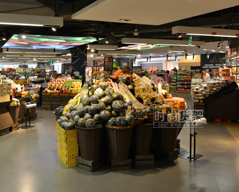 超市貨架_果蔬展示框